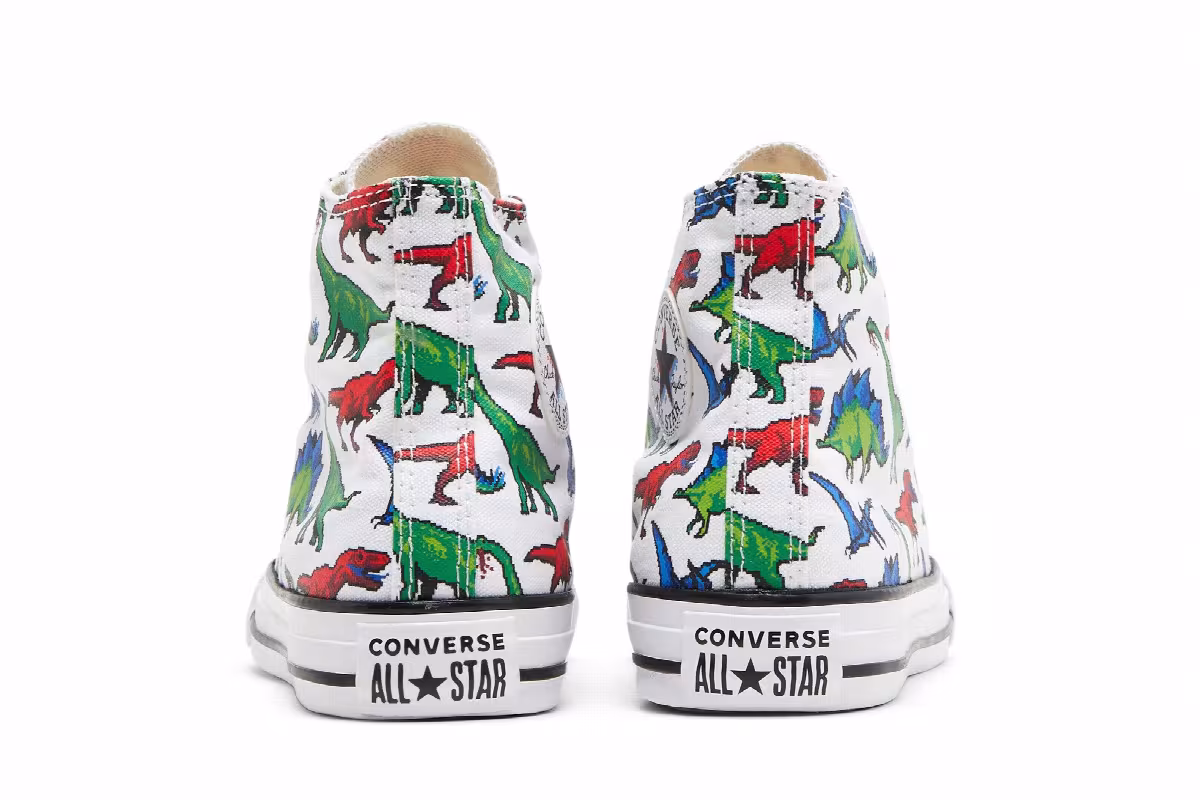 Converse Chuck Taylor All Star High GS 8-Bit Dino, view 7