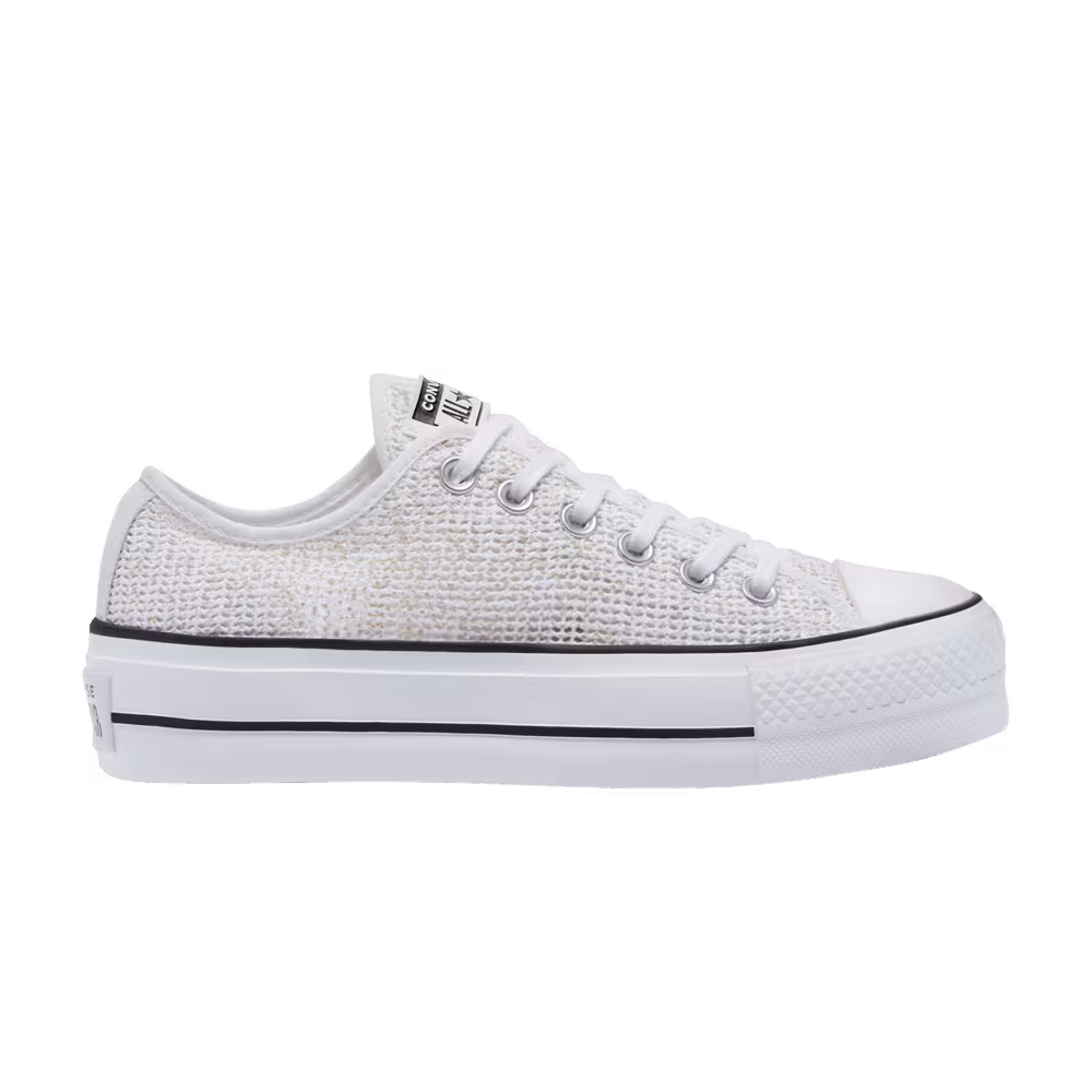 Converse Women's Chuck Taylor All Star Platform Low White Speckled