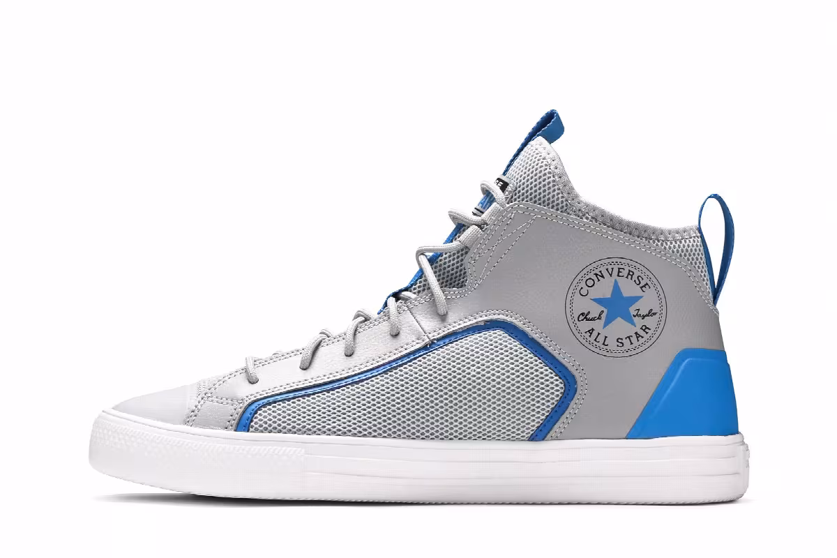Converse Chuck Taylor All Star Ultra Mid Digital Terrain - Gravel Digital Blue, view 4