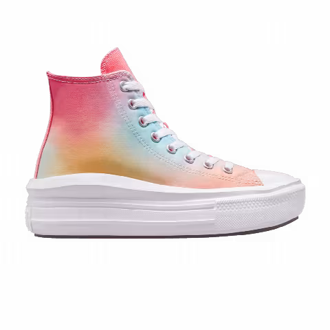 Converse Chuck Taylor All Star Move Platform High GS 'Rainbow Ombre'