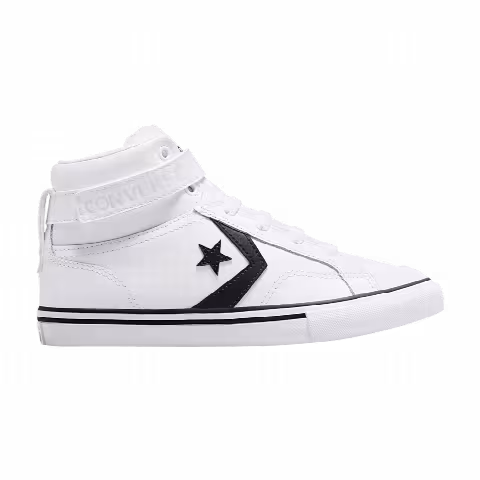 Converse Pro Blaze Strap Leather High GS 'White Black'