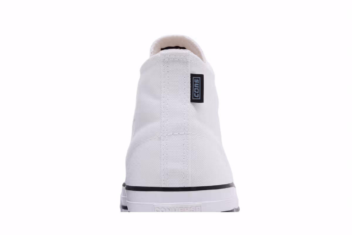 Converse Chuck Taylor All Star Pro Mid White Black, view 8