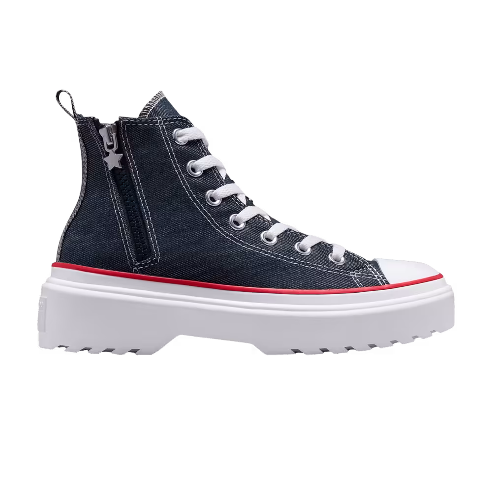 Converse Chuck Taylor All Star Lugged Lift Platform High GS Retro Denim