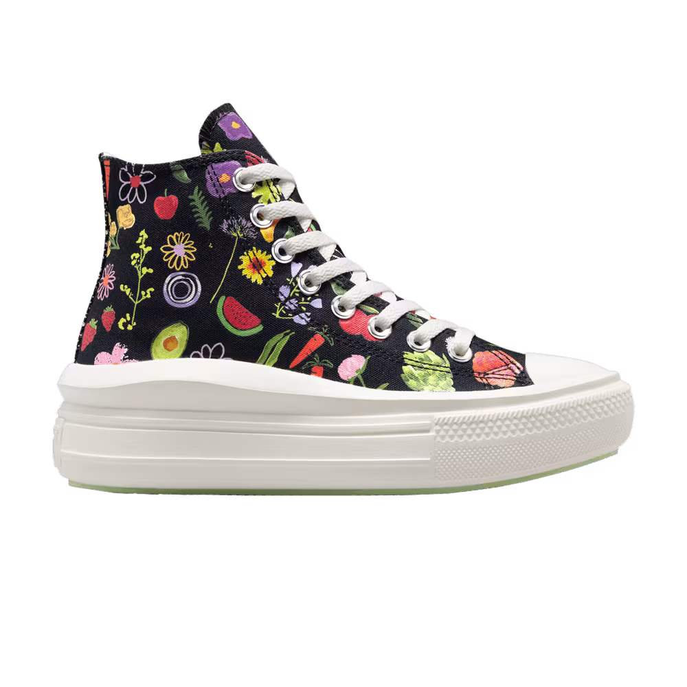 Converse Women's Chuck Taylor All Star Move Platform High Fruits & Florals