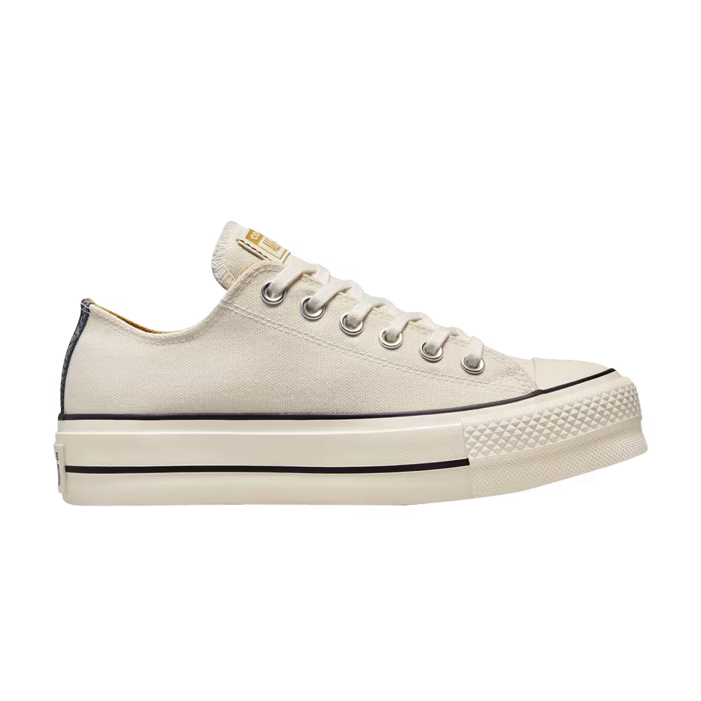 Converse Women's Chuck Taylor All Star Lift Platform Low Denim - Egret Navy