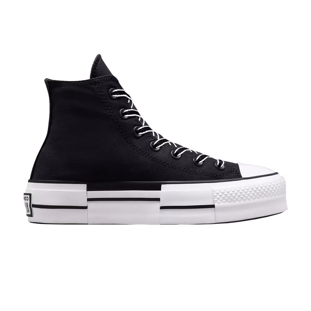 Converse Women's Chuck Taylor All Star Lift Platform High Outline - Black White