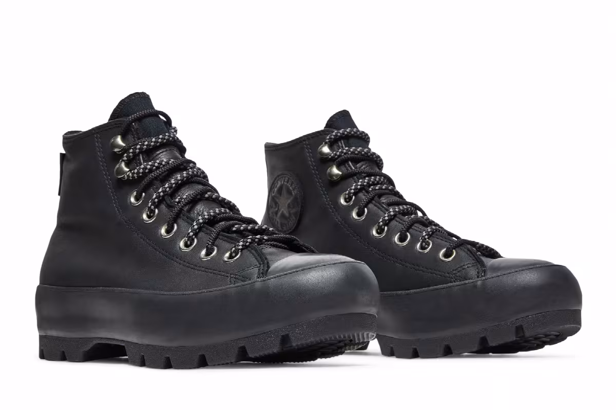 Converse Women's Chuck Taylor All Star Lugged Winter High GTX Black, view 9