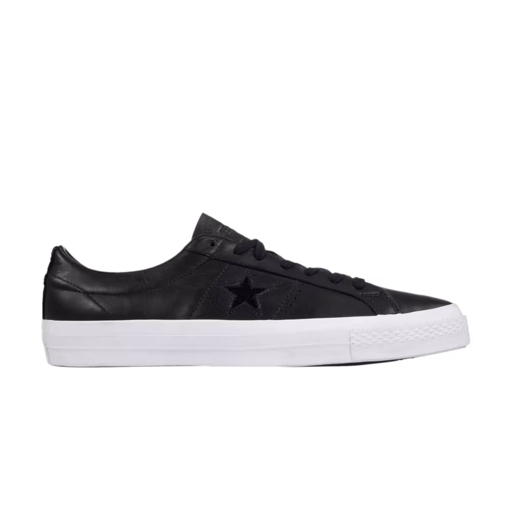 Converse One Star Low Leather Black