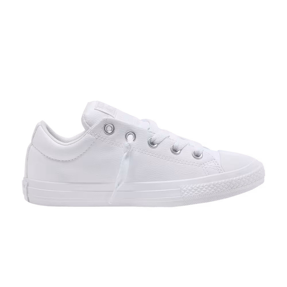 Converse Chuck Taylor All Star Street Slip Low GS Triple White