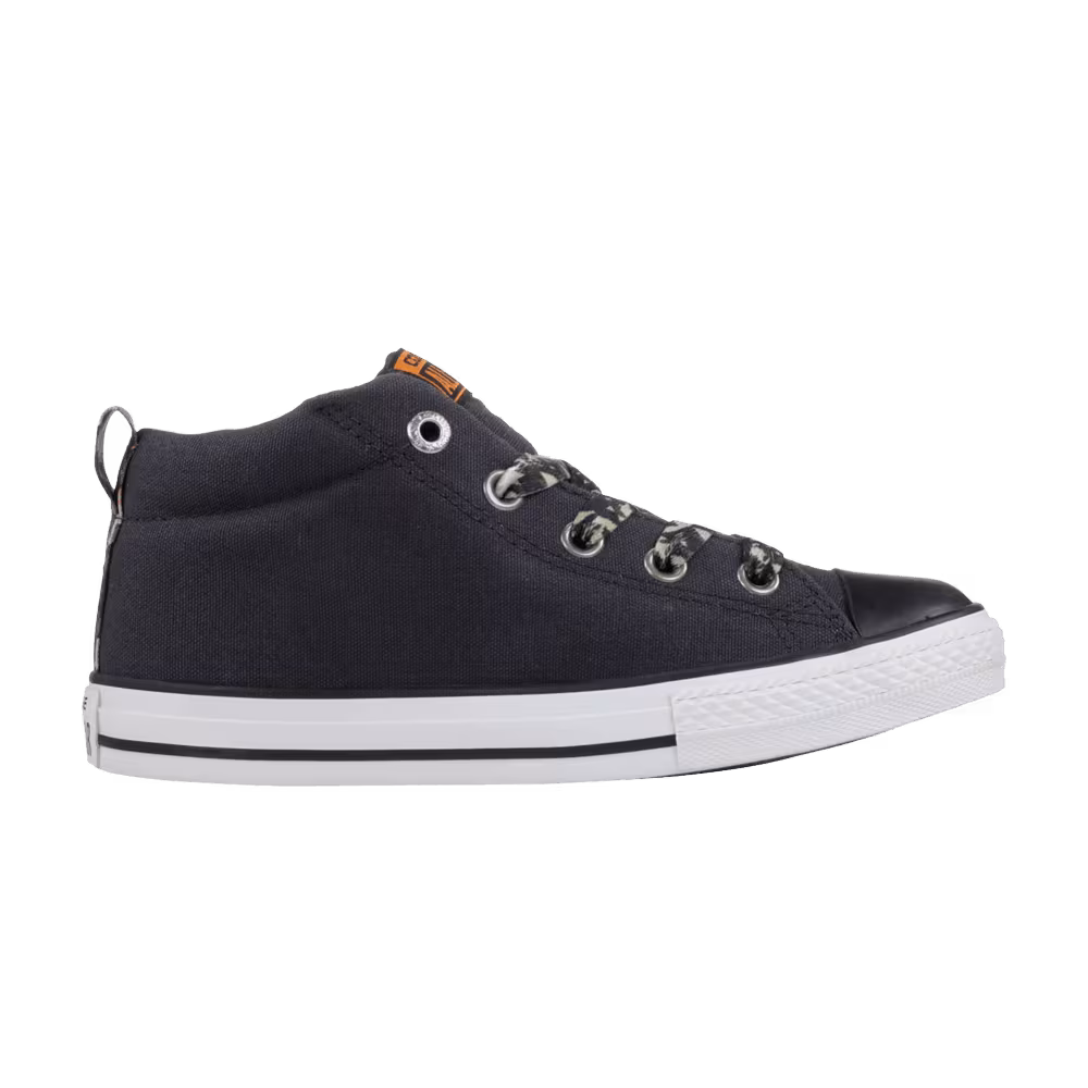 Converse Chuck Taylor All Star Street Mid Junior Black Camo