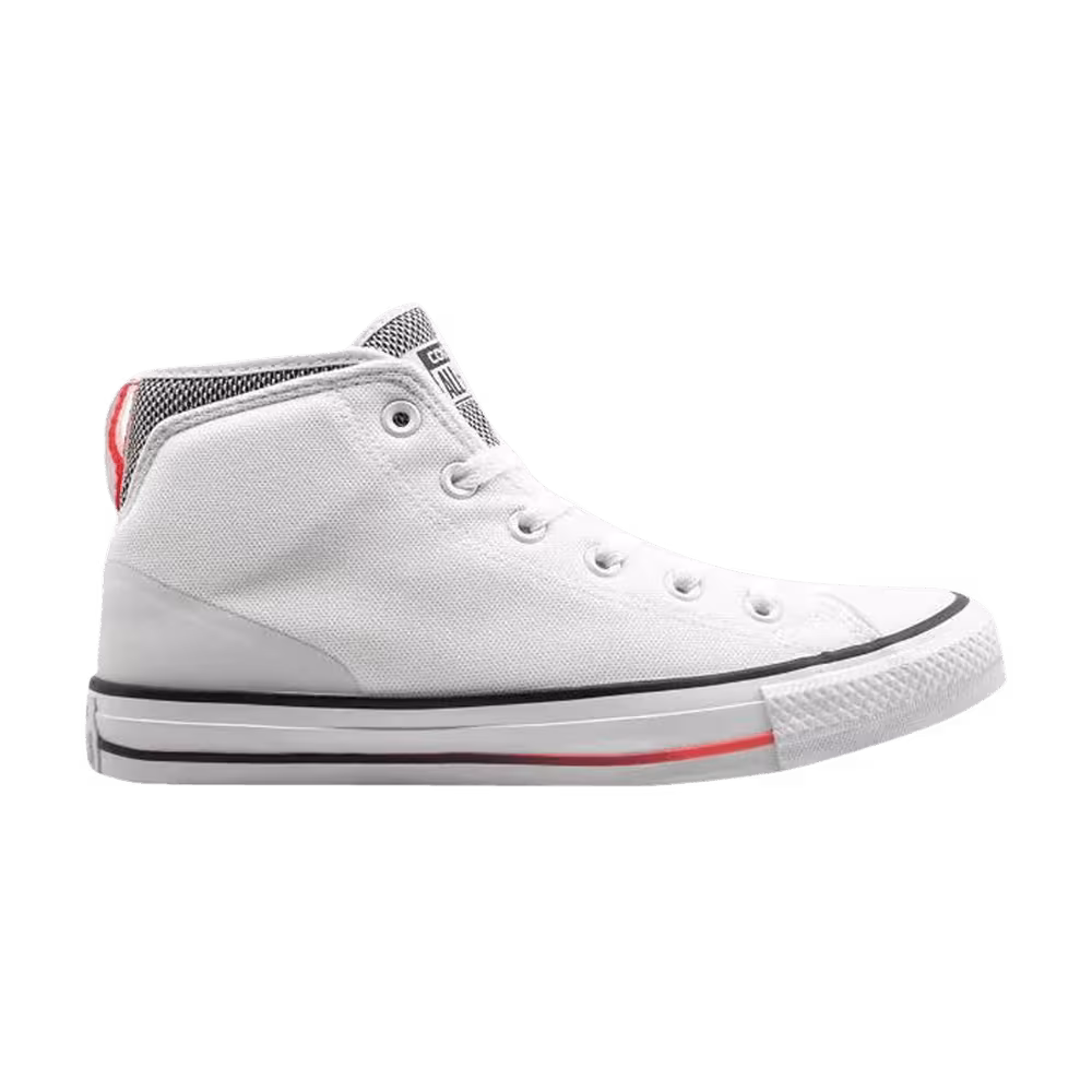 Converse Chuck Taylor All Star Syde Street Mid White Hyper Orange