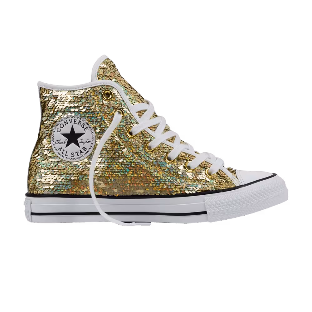 Converse Chuck Taylor All Star Hi Gold White Black