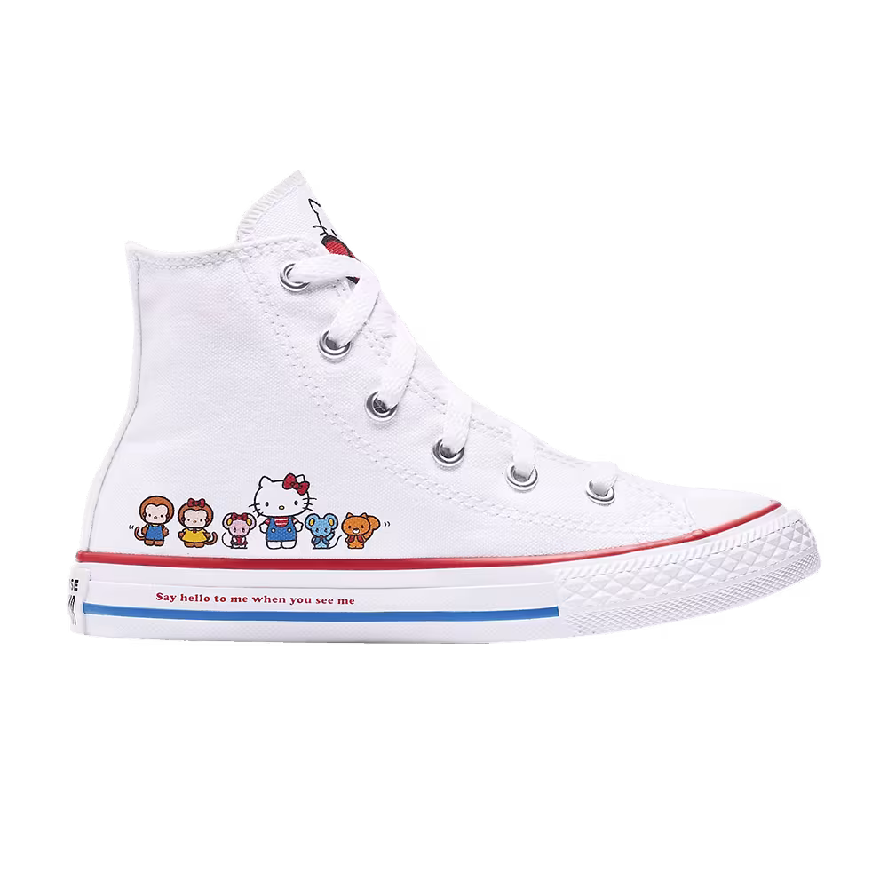 Hello Kitty x Converse Chuck Taylor All Star Hi GS White