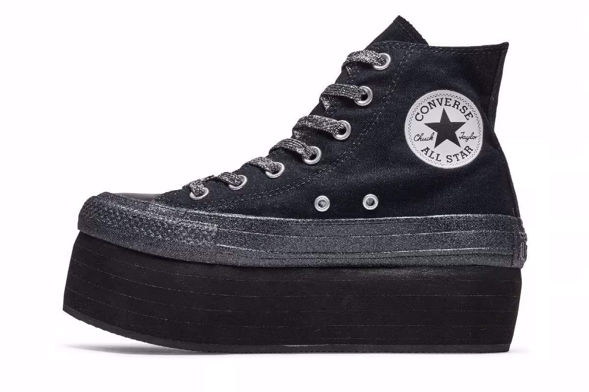 Miley Cyrus x Converse Women's Chuck Taylor All Star Platform Hi Black, view 4