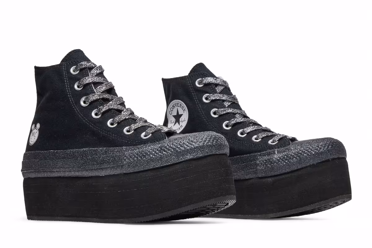 Miley Cyrus x Converse Women's Chuck Taylor All Star Platform Hi Black, view 9