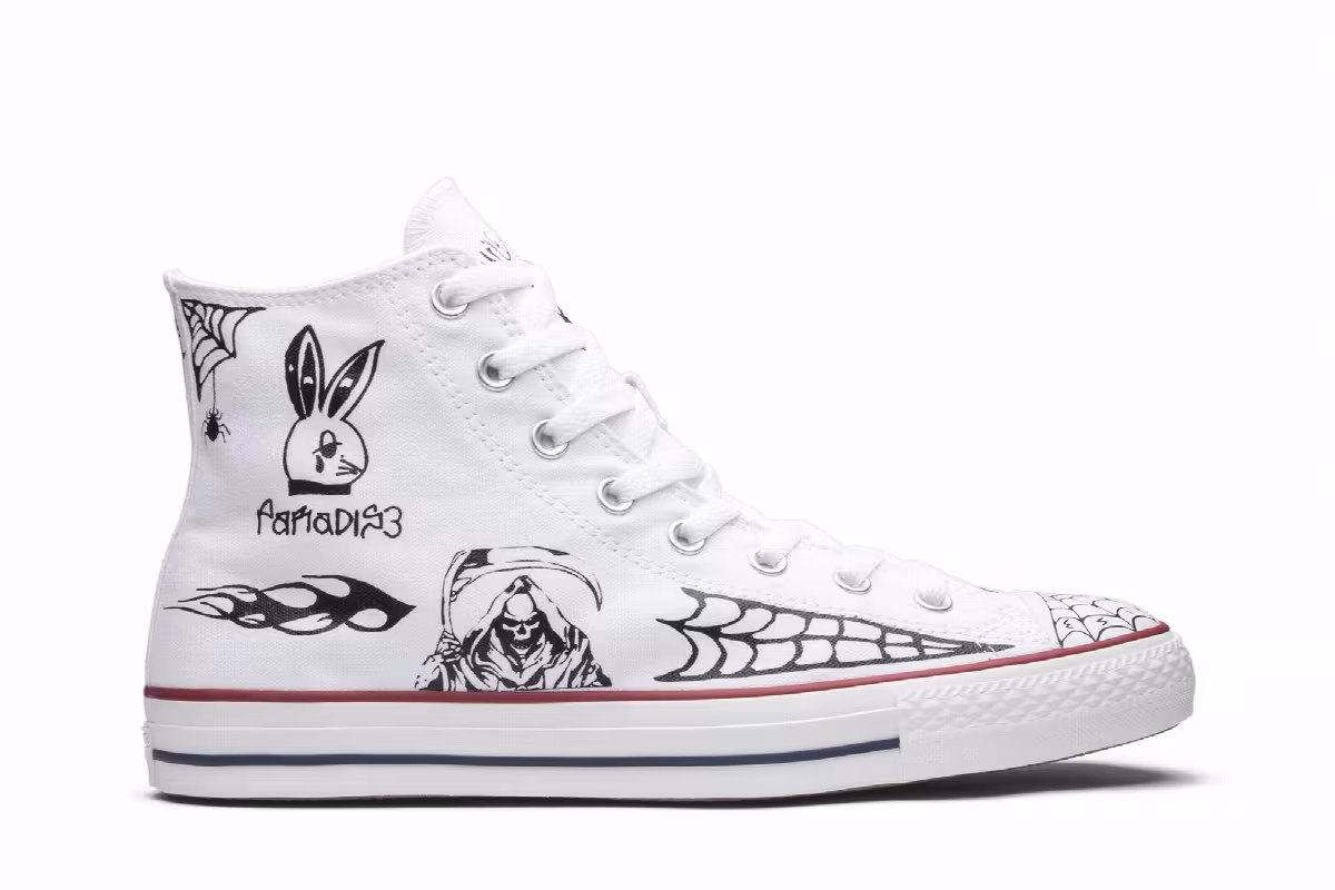 Sean Pablo x Converse Chuck Taylor All Star Pro Hi White, view 2