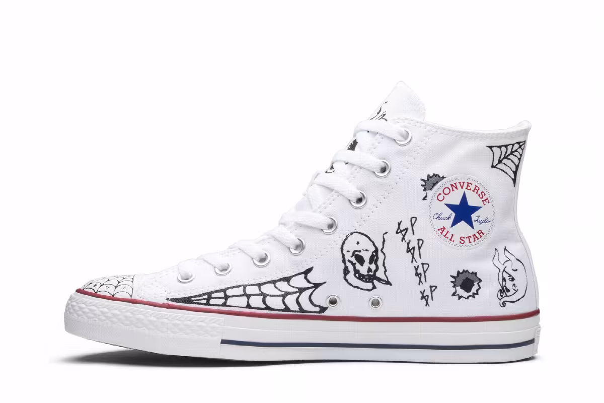 Sean Pablo x Converse Chuck Taylor All Star Pro Hi White, view 4