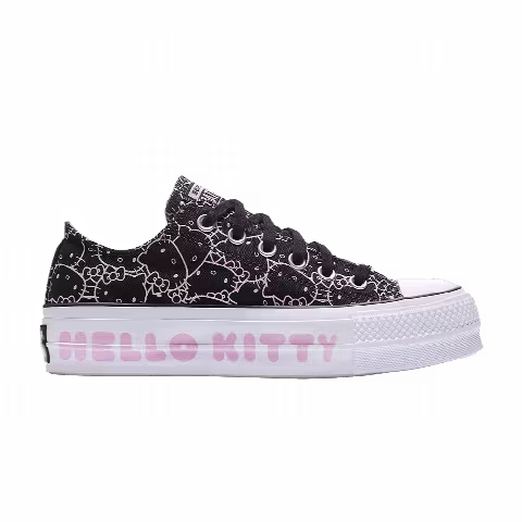 Hello Kitty x Converse Wmns Chuck Taylor All Star Clean Lift Canvas Ox 'Black'