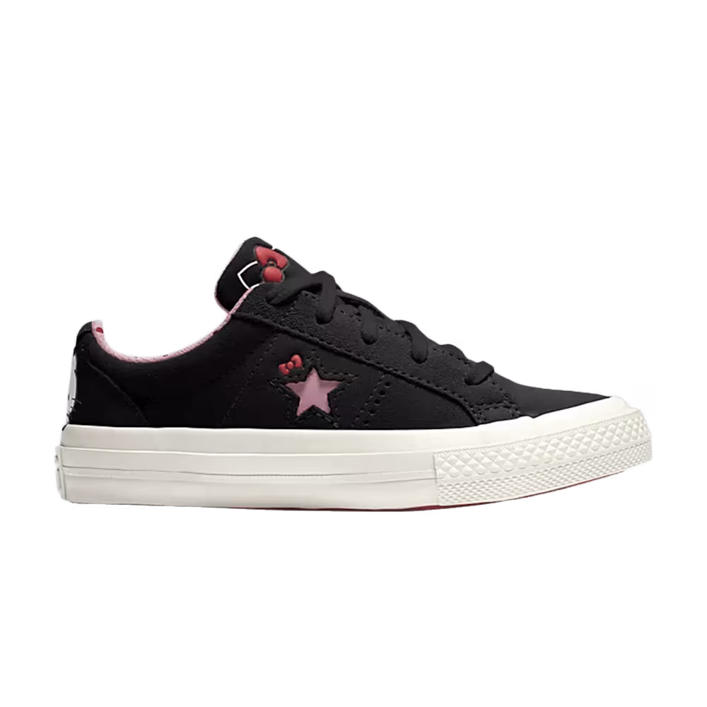 Hello Kitty x Converse One Star Suede Low Top GS Black