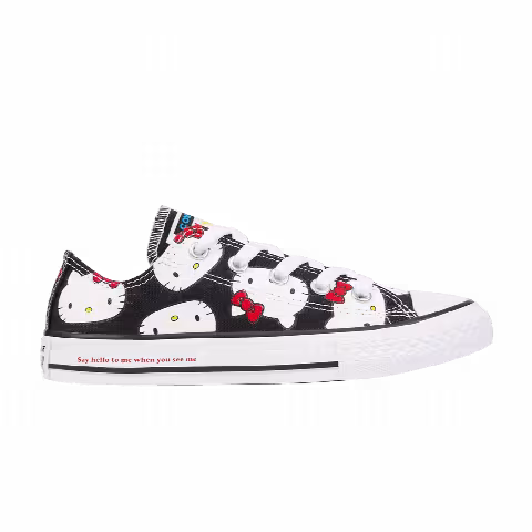 Hello Kitty x Converse Chuck Taylor All Star Canvas Low GS 'Black'