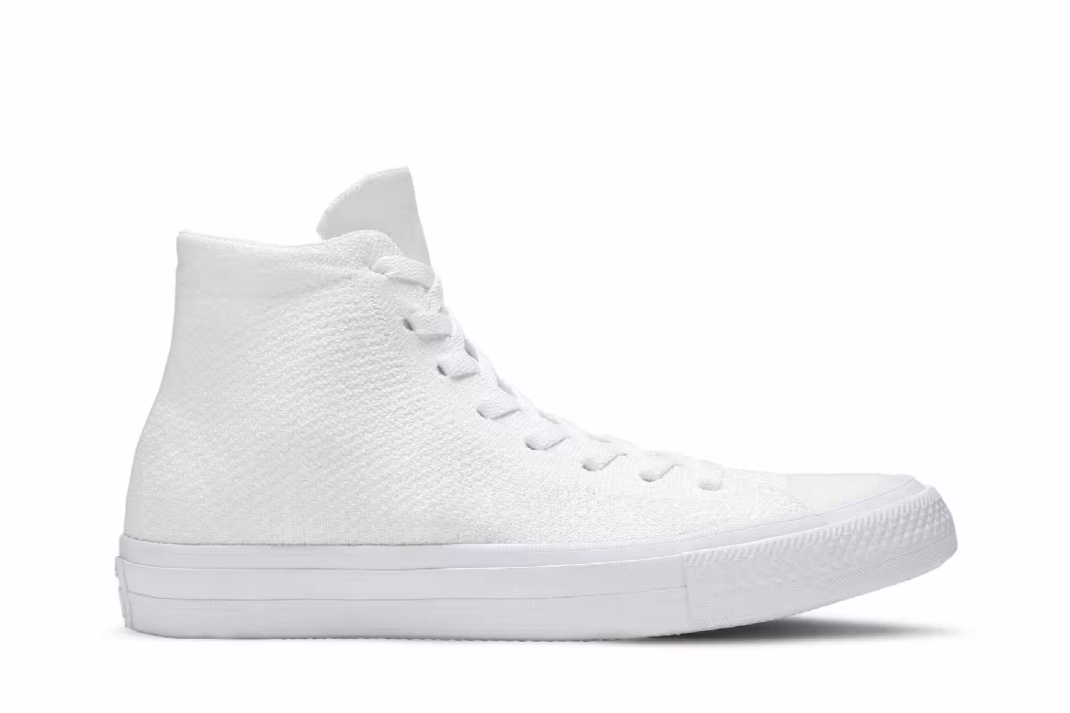 Converse Chuck Taylor All Star Flyknit Hi White, view 2