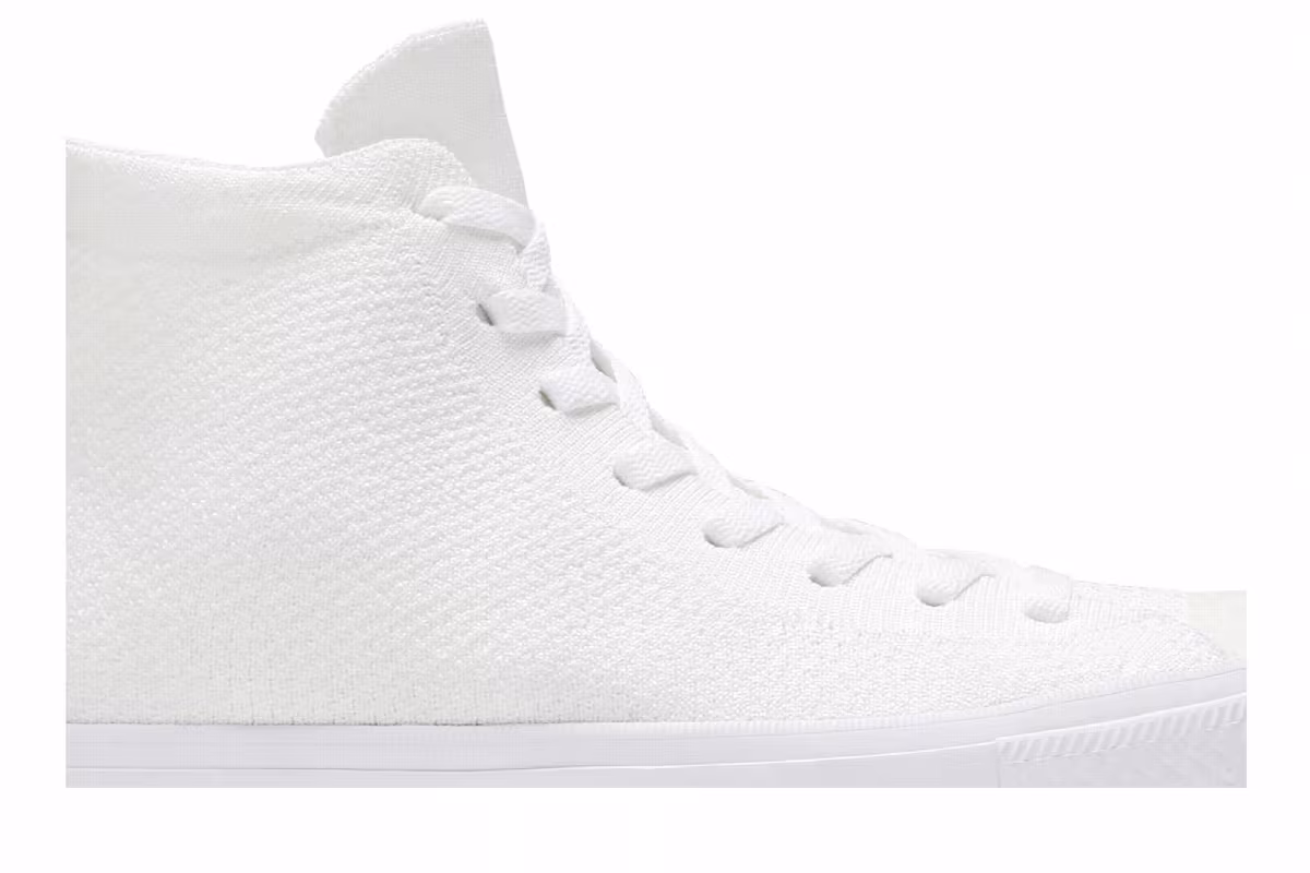 Converse Chuck Taylor All Star Flyknit Hi White, view 3