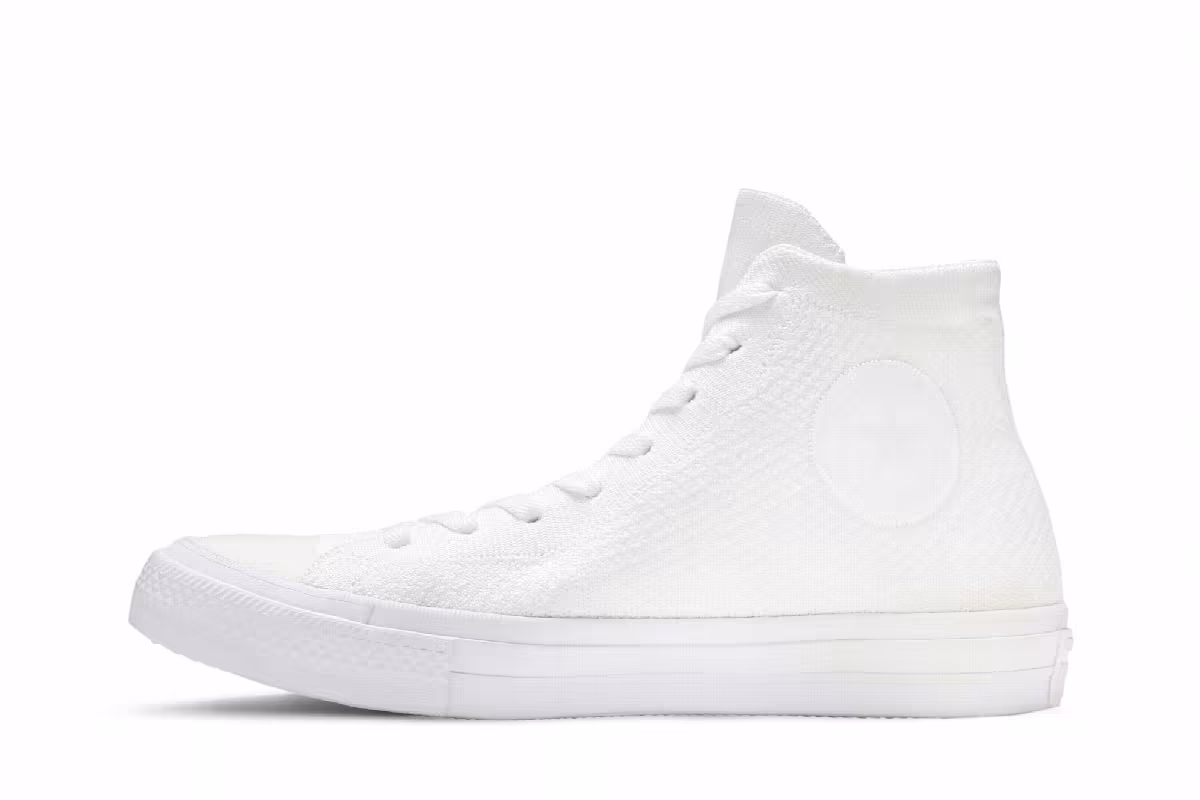 Converse Chuck Taylor All Star Flyknit Hi White, view 4