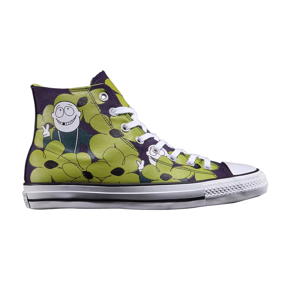 Dinosaur Jr. x Converse Chuck Taylor All Star Pro Hi Eggplant Peel