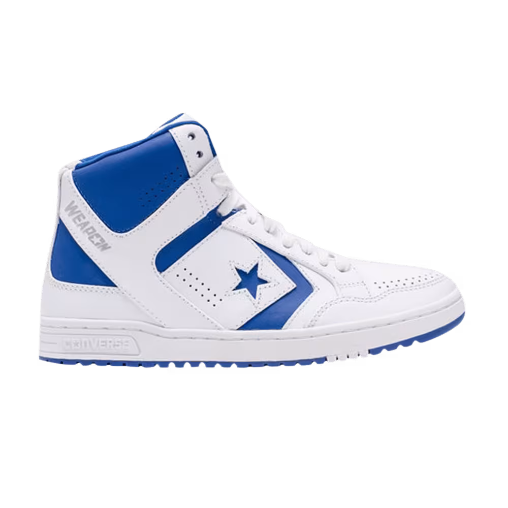 Converse Weapon Mid White Blue