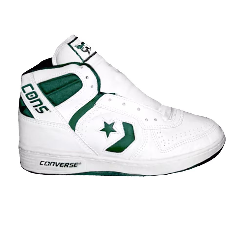 Converse Weapon Hi White Green
