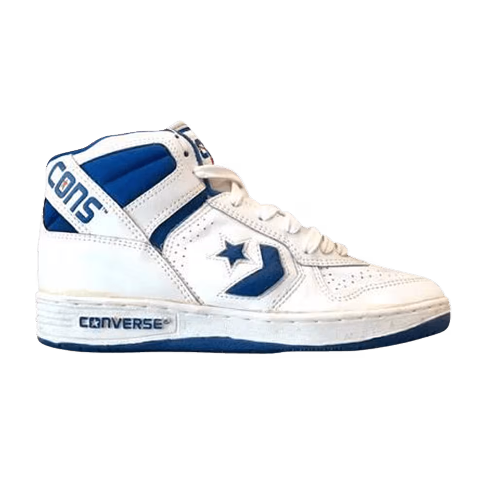 Converse Weapon Hi White Royal Blue