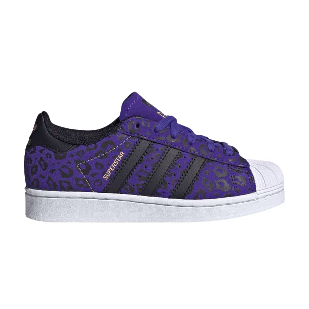 Adidas Superstar J Leaopard - Purple
