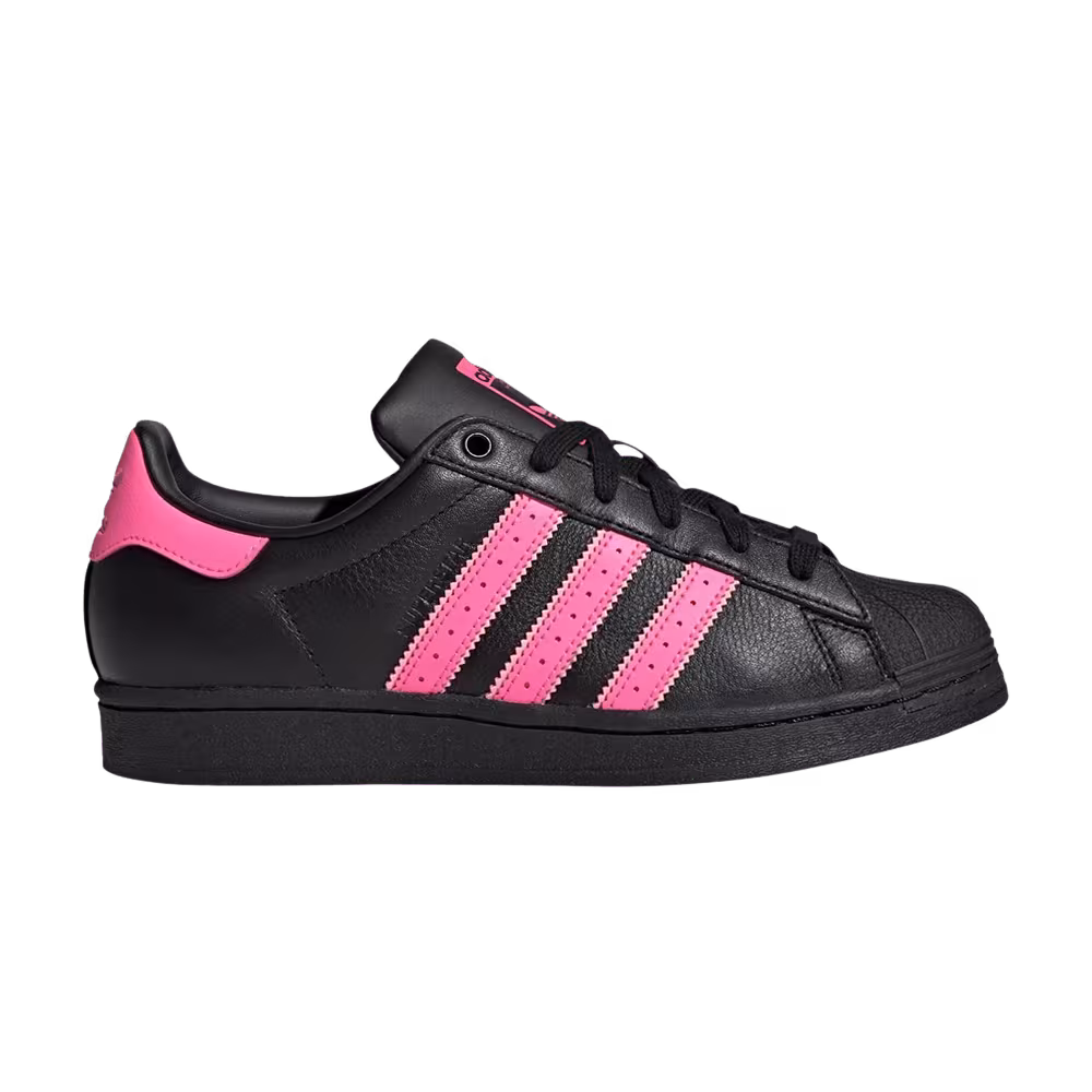 adidas Women's Superstar Black Pink Spark