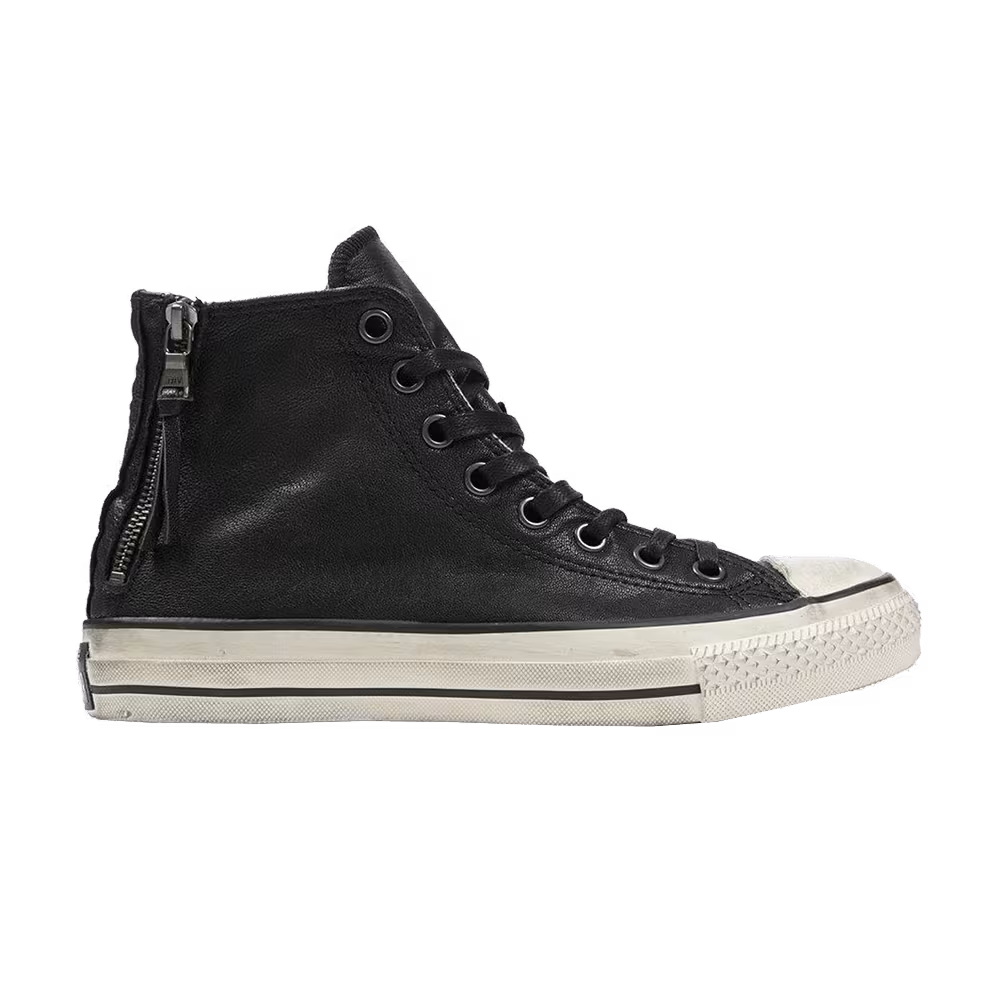 John Varvatos x Converse Chuck Taylor All Star Double Zip Hi Black Oxblood