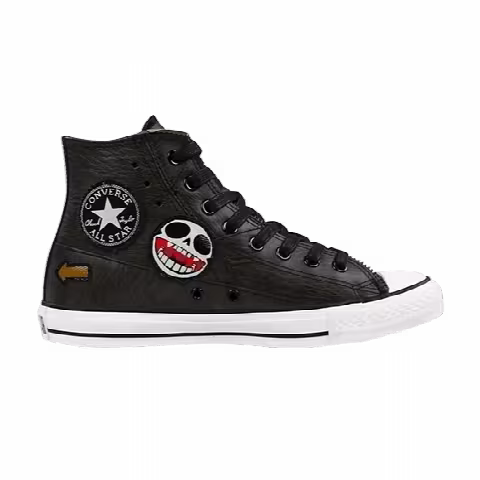 Gorillaz x Converse Chuck Taylor All Star Leather Motorcycle Hi 'Black'