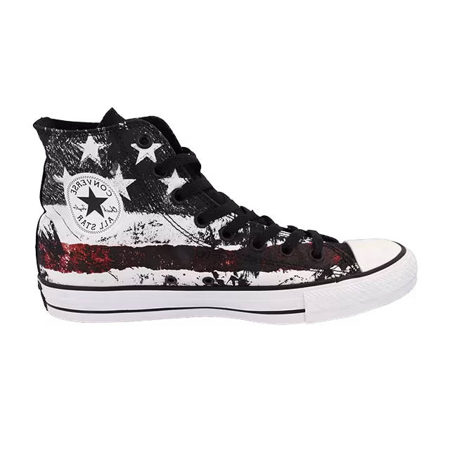 Converse Chuck Taylor All Star Hi Destroyed Flag USA