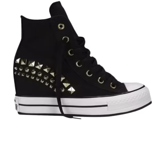 Converse Chuck Taylor All Star Platform Plus Wedge Hi Black