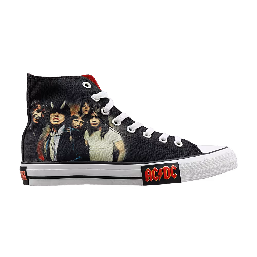 AC/DC x Converse Chuck Taylor All Star High Band Chucks