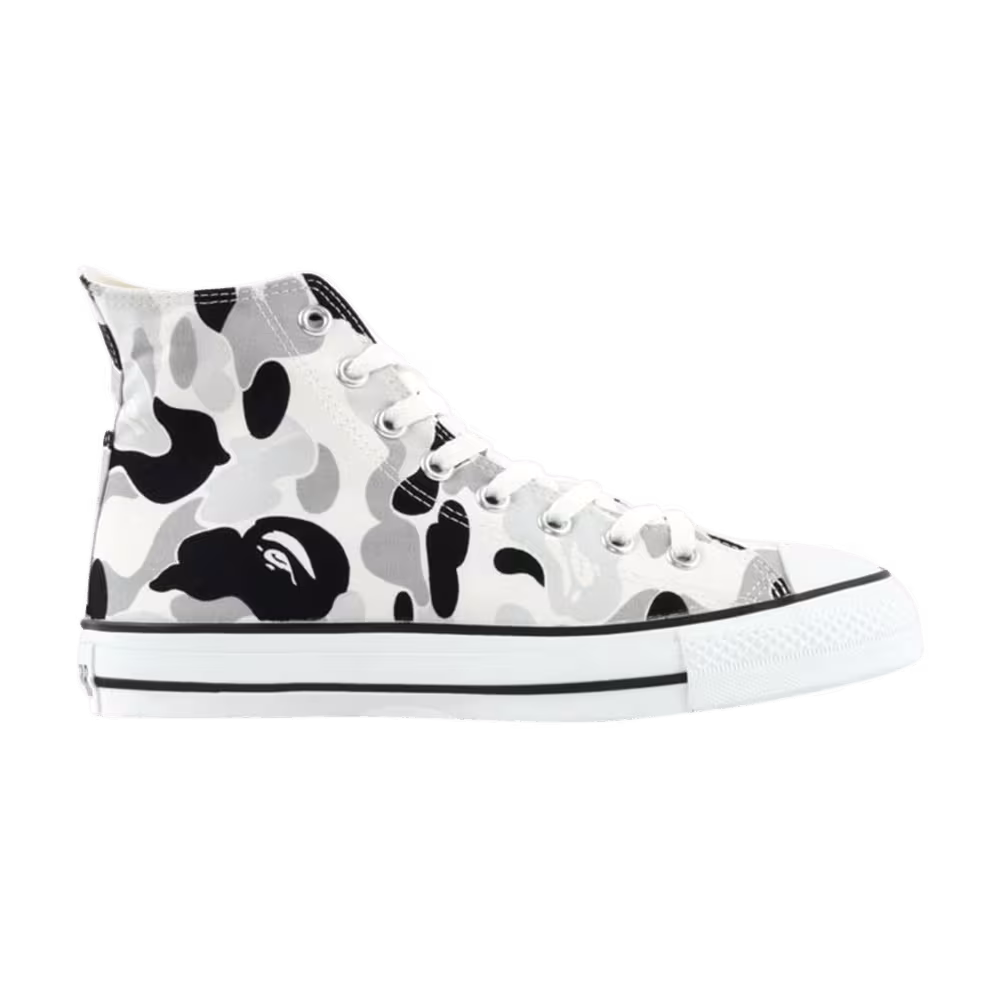 A Bathing Ape x Converse Chuck Taylor All Star Hi White Camo