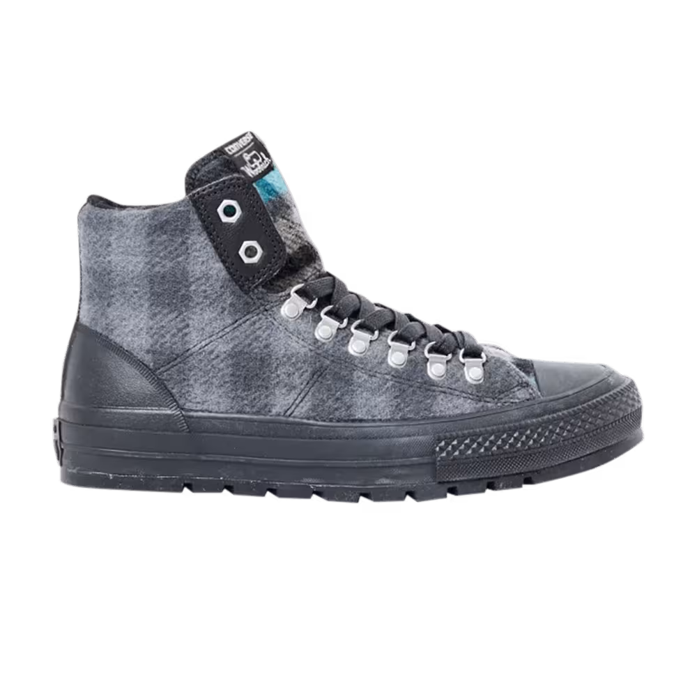 Woolrich x Converse Chuck Taylor All Star Street Hiker High Black Thunder Stripes
