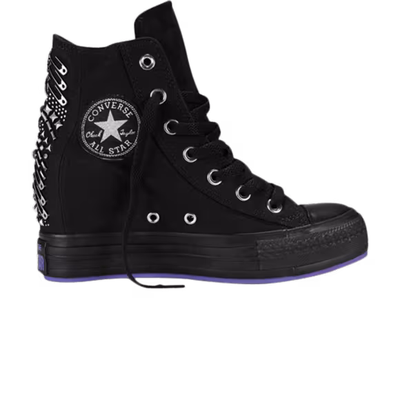 Converse Chuck Taylor All Star Platform Plus Wedge Hi Punk Black