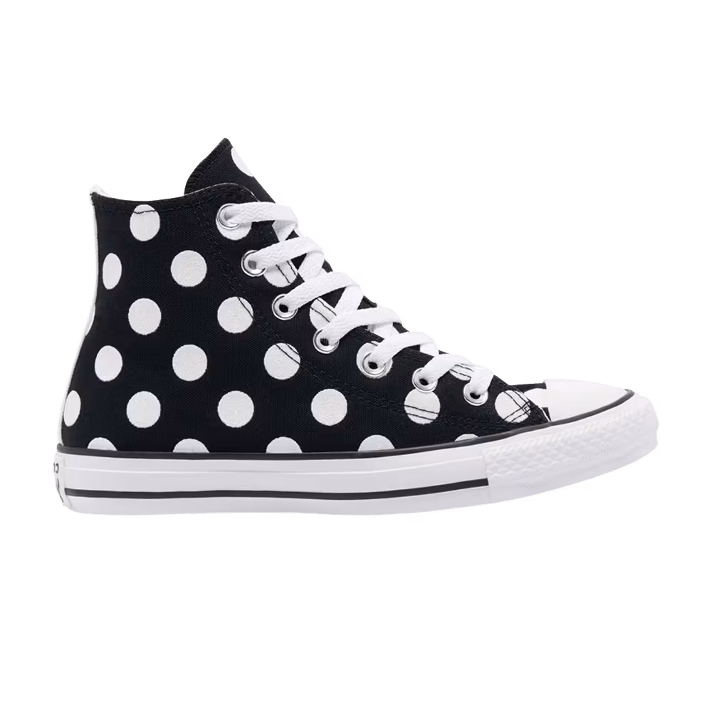 Converse Chuck Taylor All Star High Glitter Shine Polkadot - Black