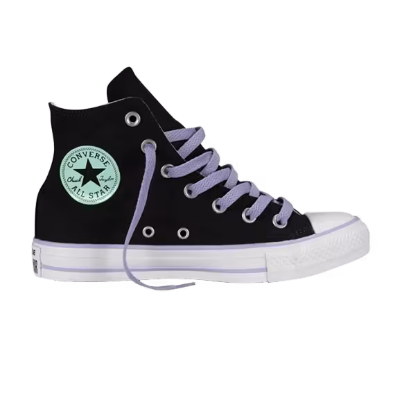 Converse Chuck Taylor All Star Hi Black Mint Purple