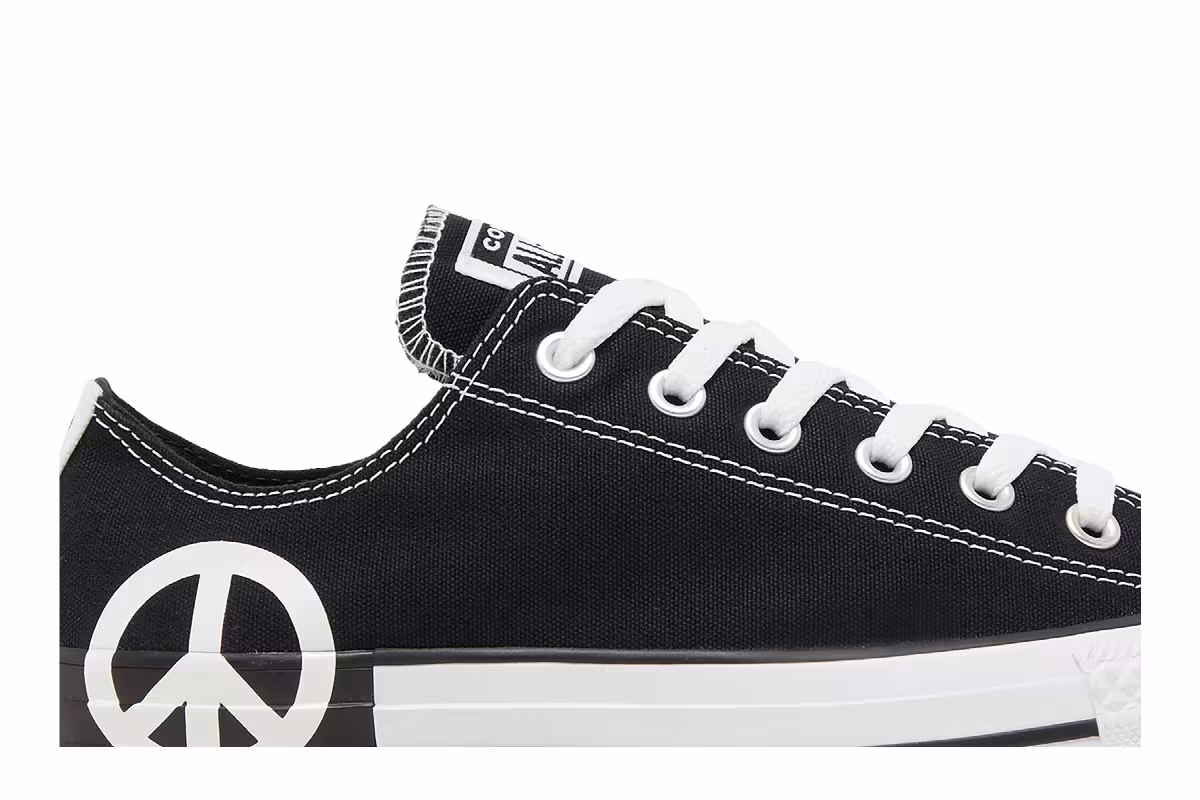 Converse Chuck Taylor All Star Low Seek Peace Logo, view 3