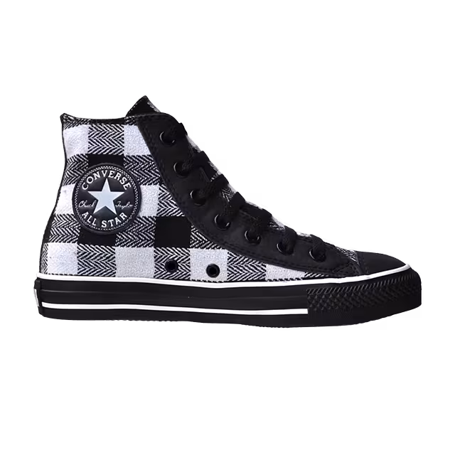 Converse Chuck Taylor All Star Hi Black White Plaid