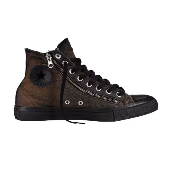 Converse Chuck Taylor All Star Double Zip Hi Black Denim