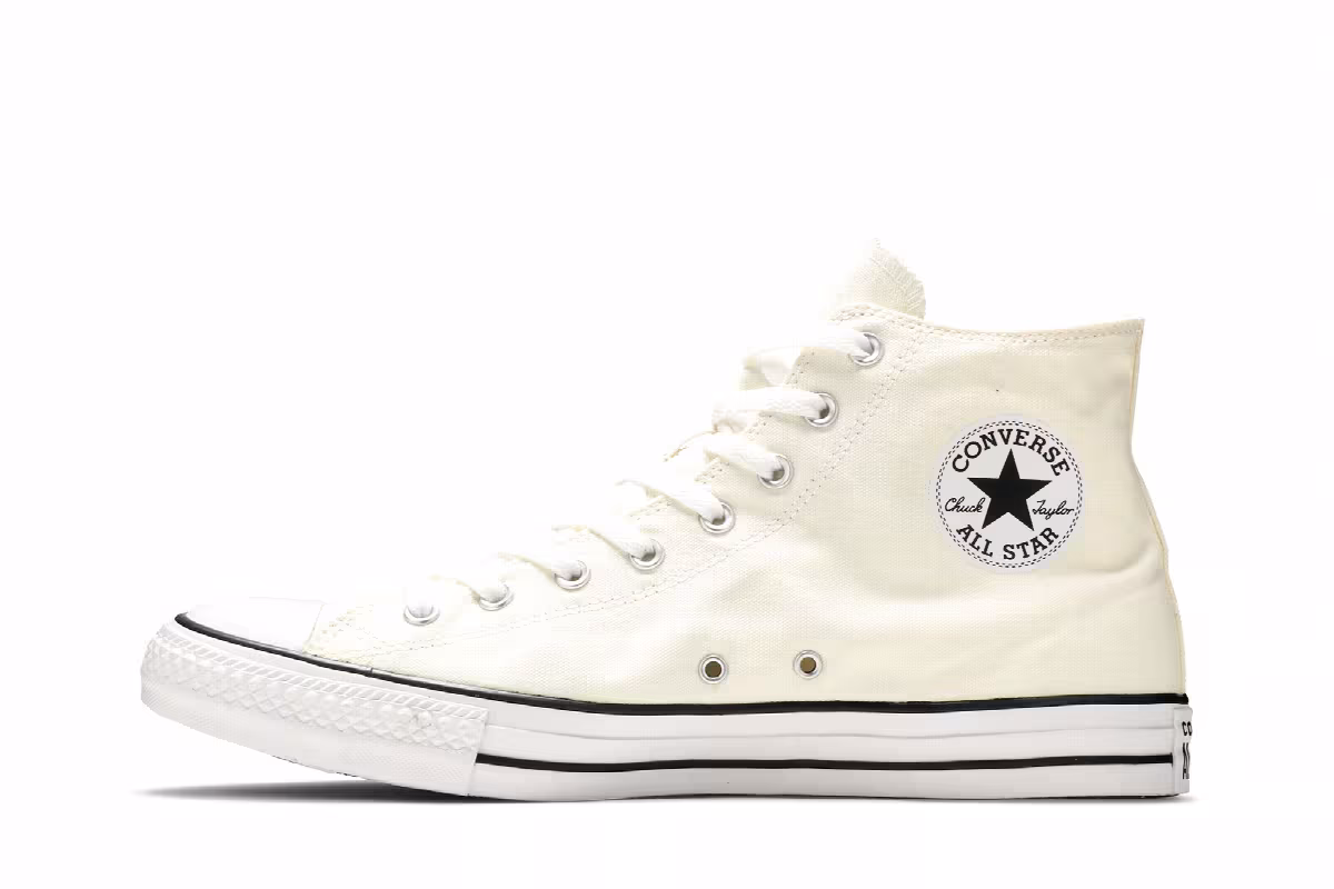 Converse Chuck Taylor All Star High Smiley - Egret, view 4
