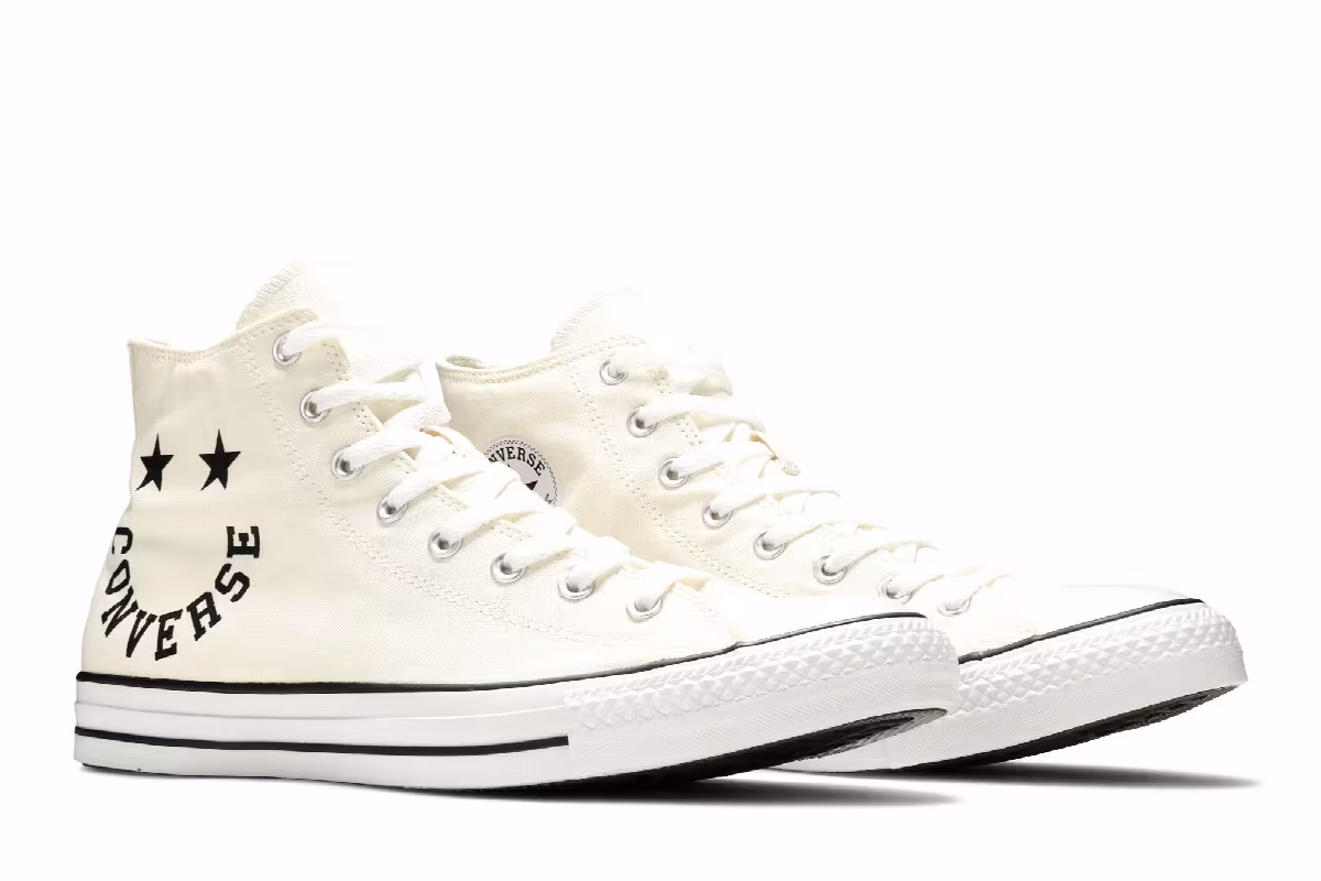 Converse Chuck Taylor All Star High Smiley - Egret, view 9