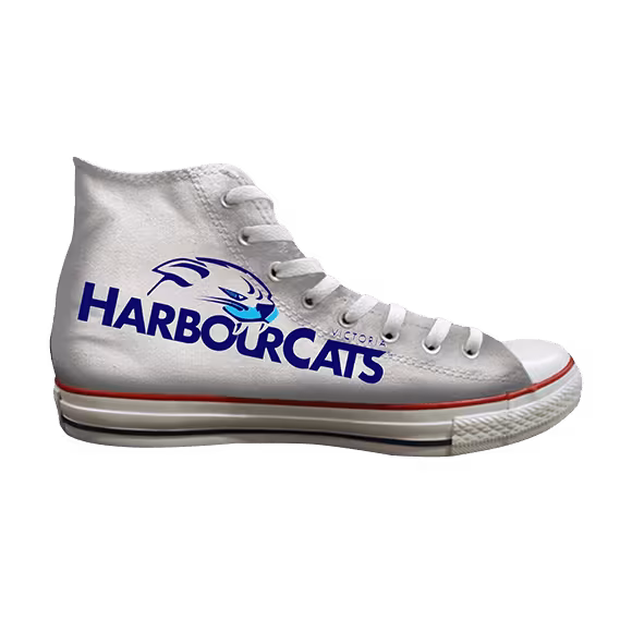 Converse Chuck Taylor All Star Hi Harbourcats Logo White