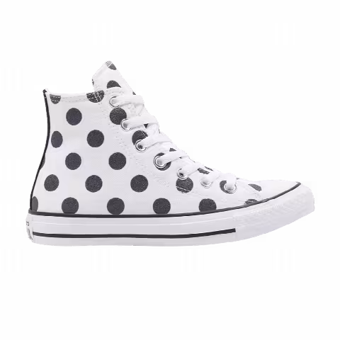 Converse Chuck Taylor All Star High 'Glitter Shine Polkadot - White'